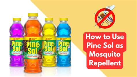 How To Use Pine Sol As Mosquito Repellent