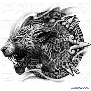 Jaguar Aztec Tattoo