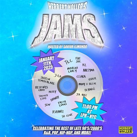 Jams A Late 90S 2000S R Amp B Pop And Hip Hop Party Lpr New York 11