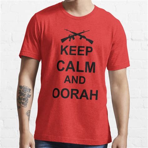 Keep Calm And Oorah Marines Kids T Shirt