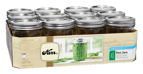 Kerr Pint Canning Jars