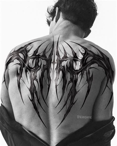 Kimgang Kim9ang Instagram Back Tattoos For Guys