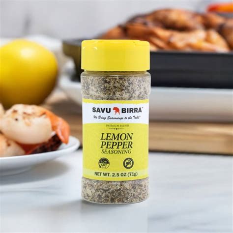 Lemon Pepper Seasoning For Zesty Flavor Savu Birra Llc