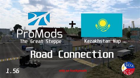 Map Of The Republic Of Kazakhstan Promods The Great Steppe Fix 1 52