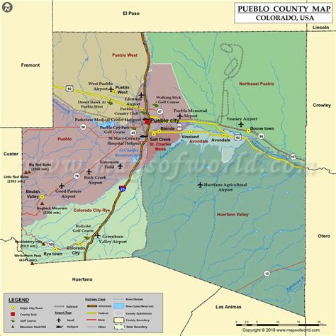 Maps Of Pueblo County Colorado Marketmaps Com
