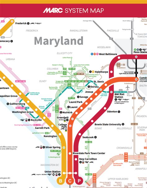 Marc Route Schedules Stops Maps Union Station Updated