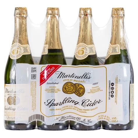 Martinelli S Sparkling Cider Apple 8 4 Fl Oz 12 Ct Same Day Delivery Costco Business Center