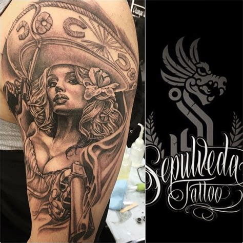 Mexican Charra Tattoo Designs