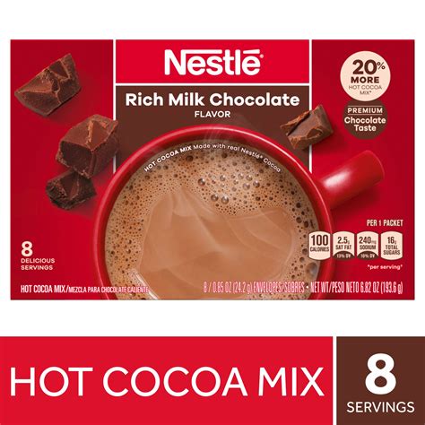Nestle Rich Milk Chocolate Hot Chocolate Cocoa Mix 6 83 Oz Harris Teeter