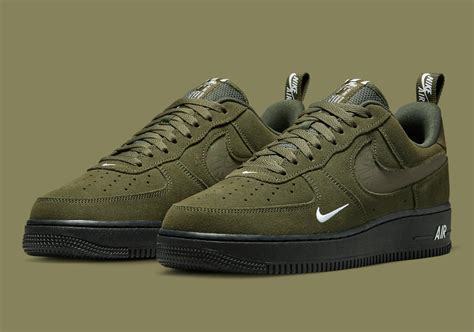 Nike Sneaker Dark Green Air Force Dark Green Air Force One Suede Green Sneakers Green Suede