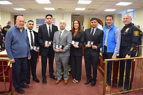 North Bergen Promotes 2 Officers Swears In 5 More To Police Department