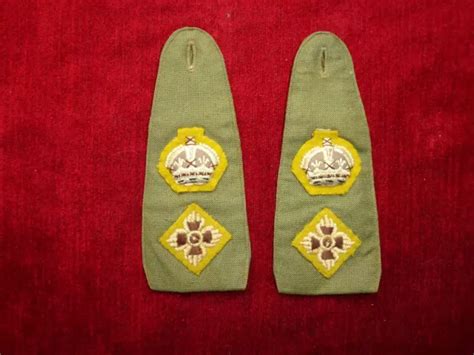 Orig Ww2 British Army Royal Armoured Corps Lieutenant Colonel Rank