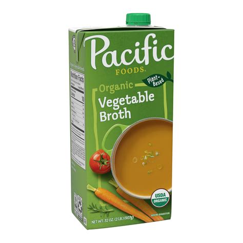 Pacific Foods Organic Vegetable Broth Plant Based 32 Fl Oz King Soopers