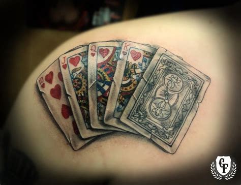 Poker Card Tattoo Designs