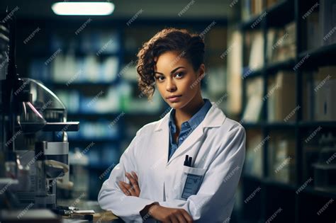 Premium Ai Image Laboratory Assistants Clinical Lab Technician