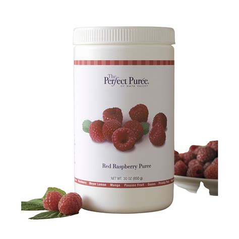 Purras006pp Perfect Puree Frozen Raspberry Puree 6 30Oz Pacific Coast Fresh Co