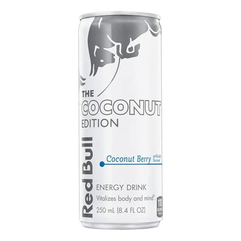 Red Bull The White Edition Energy Drink Coconut Berry Cans 24X250 Bulk Mart