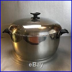 Rena Ware Large Stainless Steel Multi Ply 16 Qt Stockpot Cook Pot Rena