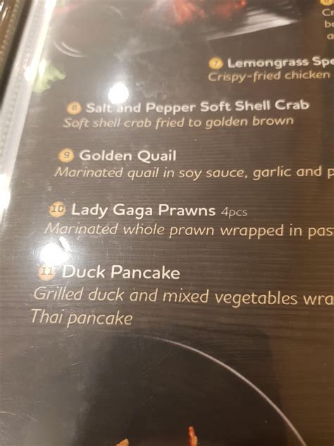 Restaurant I Went To Had A Menu For A Single Item R Mildlyinteresting