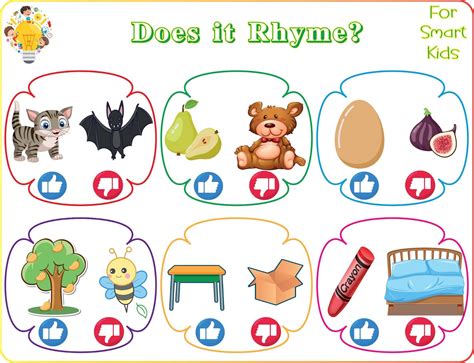 Rhyming Words For Kindergarten With Pictures Rhyming Words Rhymingwordsforkids Youtube