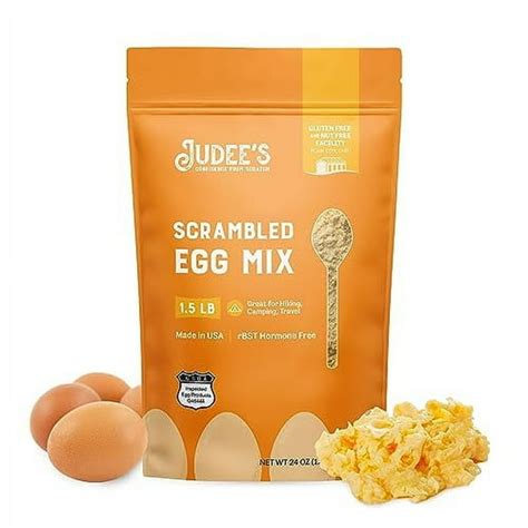 Scrambled Egg Mix Powdered Eggs For Camping Baking Judee S Judee S Gluten Free