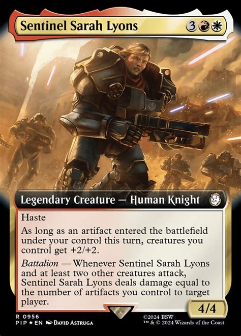 Sentinel Sarah Lyons Fallout Pip 118 Scryfall Magic The