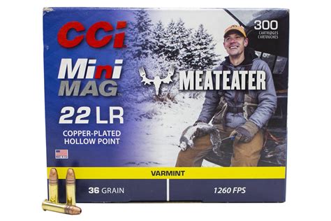 Shop Cci 22 Lr Mini Mag 36 Gr Cphp Meat Eater 300 Box For Sale Online
