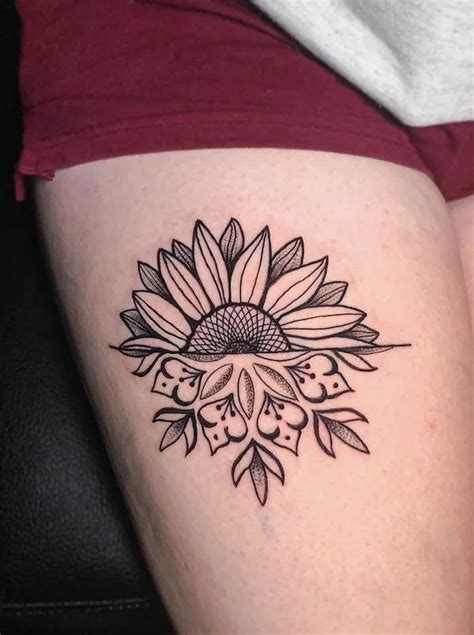 Simple Female Thigh Tattoos Thigh Tattoo Designs Amp Ideas For Men And