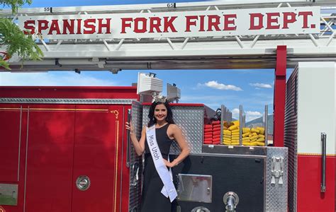 Spanish Fork City Welcomes Dexonna Talbot Home Miss Utah Scholarship