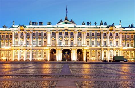 St Petersburg Winter Palace Hermitage In Russia Stock Image Image
