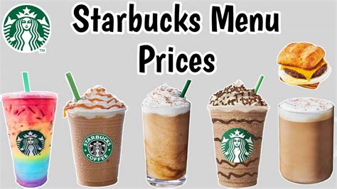 Starbucks Frappuccino Blended Beverages Menu Prices 2026 New Uk