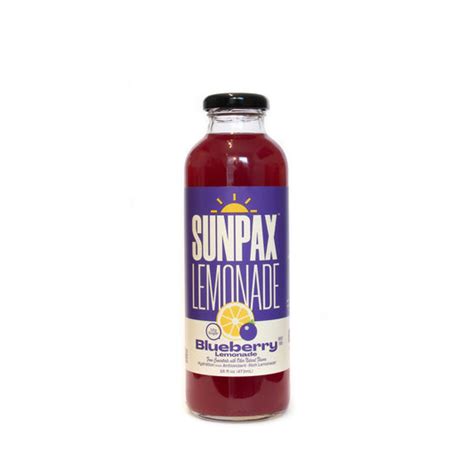 Sunpax Strawberry Lemonade 16Oz 8 Pack Case Sunpax Lemonade