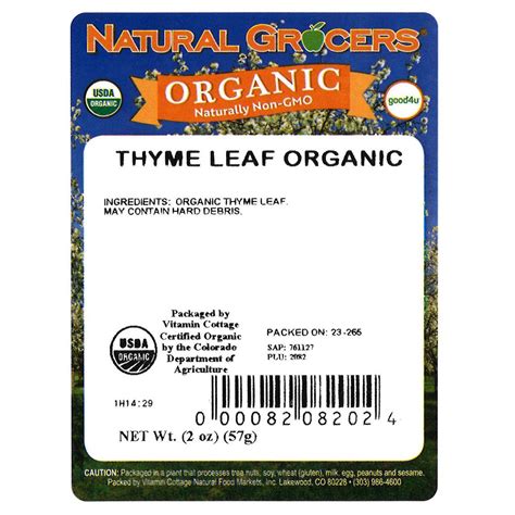Tarragon Leaf C S Org 1 Oz Natural Grocers