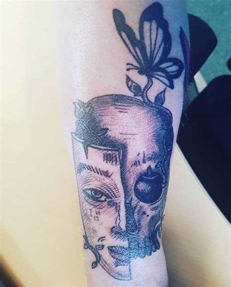 Tattoo On My Arm To Symbolise My Bipolar Dead On The Inside And