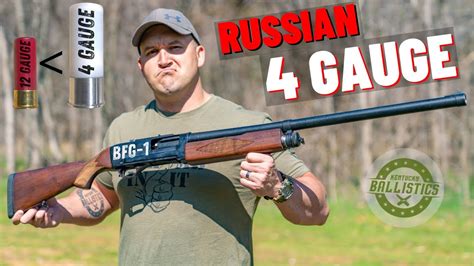The Ks 23 Russian 4 Gauge Shotgun Youtube