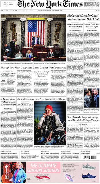 The New York Times In Print For Thursday Dec 19 2019 The New York Times