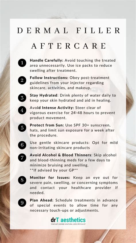 The Ultimate Guide To Dermal Filler Aftercare Tips For Optimal Results