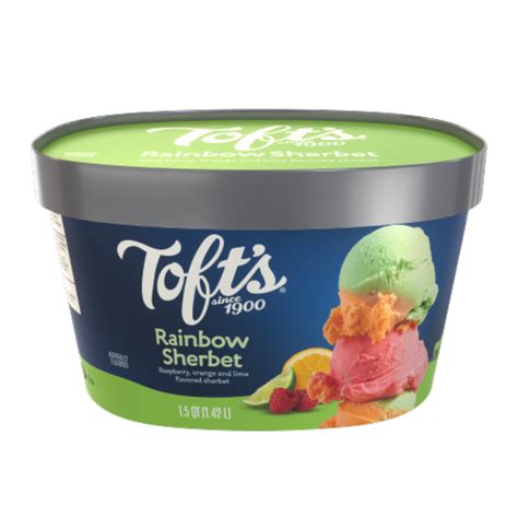 Toft S Rainbow Sherbet Tub 1 5 Qt Food 4 Less