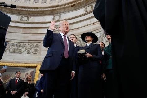 Trump S Hand Wasn T On The Bible During Oath Of Office Does It Matter Reuters