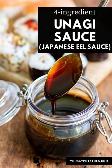 Unagi Sauce Homemade Eel Sauce Recipe
