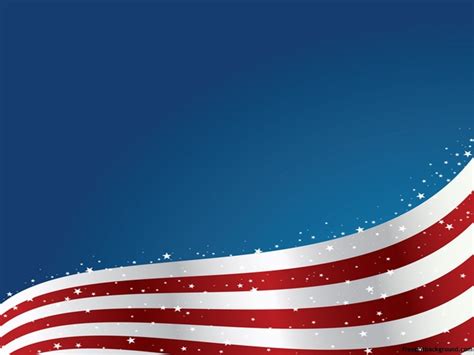 United States Flag Wave And Glitter Background United States Flag