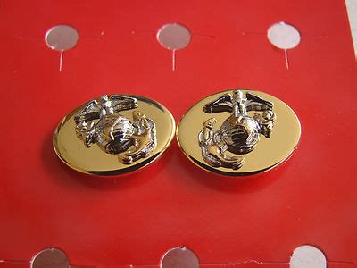 Usmc Us Marine Corps Officer Ranks Gold Evening Amp Dress Shirt Cuff Link