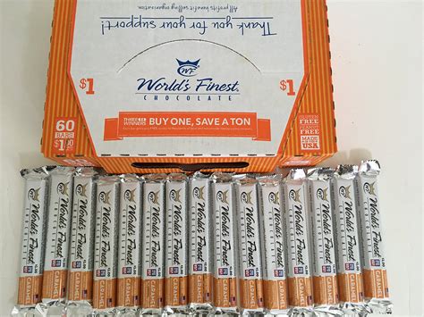 World S Finest Chocolate Chocolate Candy Flavor Milk Chocolate Size 60 Count Pack Of 1 Walmart Com