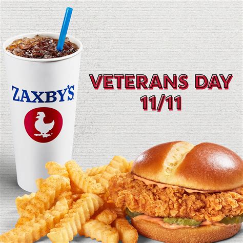 Zaxby's Veterans Day